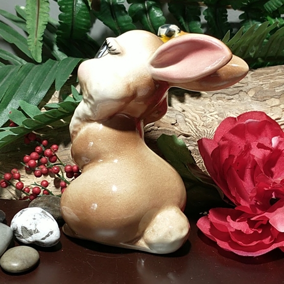 Set-2 Vtg Miss Bunny Disney Bambi Blossom Bunny Thumpers Girlfriend Porcelain 40 - Picture 7 of 16